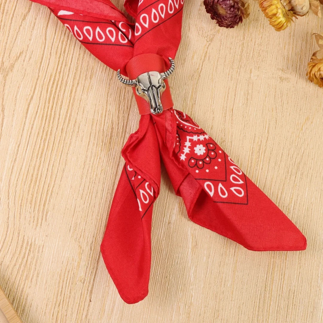 Artistic Cotton Square Scarf American Street Workwear Men's