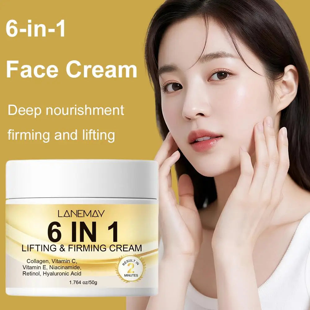 1 Collagen Face Cream Retinol Vitamin C Lifting Firming Facial