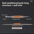 Sandalwood Double-Headed Nail Art Brush Pen | Detail Lines
