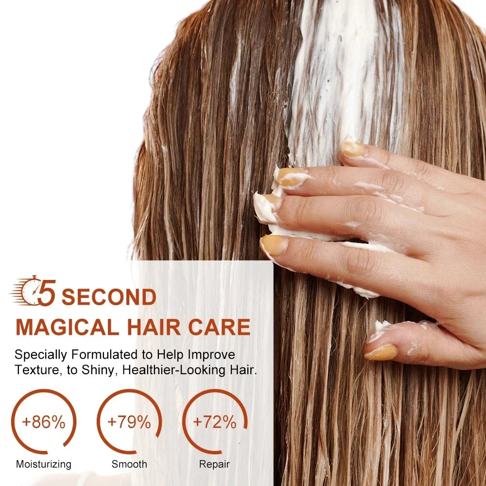 PURC 5-Second Keratin Hair Mask – Frizz Repair & Argan Oil