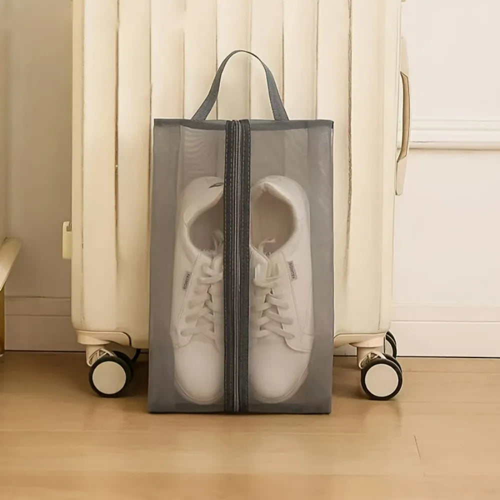 Foldable Breathable Mesh Shoe Bag – Large Capacity Storage