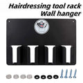 4-Slot Wall Mount Hair Clipper Holder | Rust-Proof Barber Rack