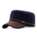 Unisex Breathable Cotton Baseball Cap – Adjustable Flat Cadet Hat