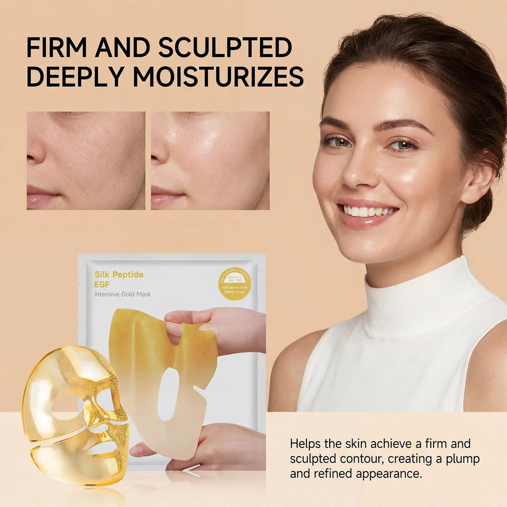 Gold Hydrating Face Mask – Brightening, Pore Care & Tightening