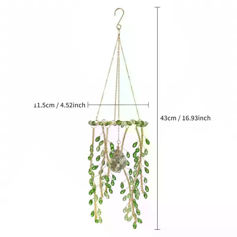 Crystal Wind Chime Handmade Rainbow Sun Catcher – Willow Decor