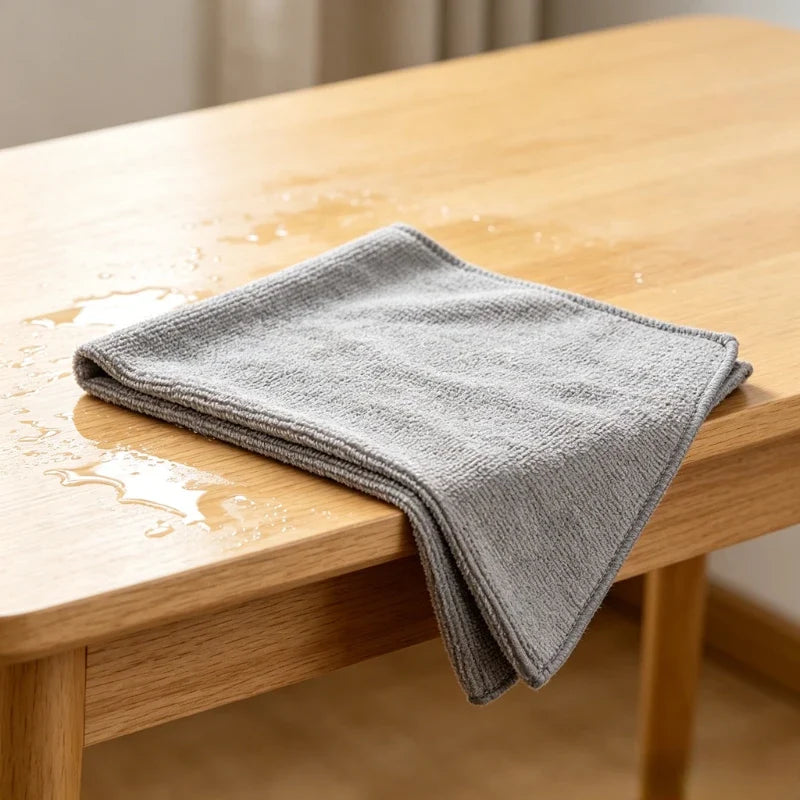 Microfiber Cleaning Rags – Absorbent Lint-Free Cloths Bulk Pack