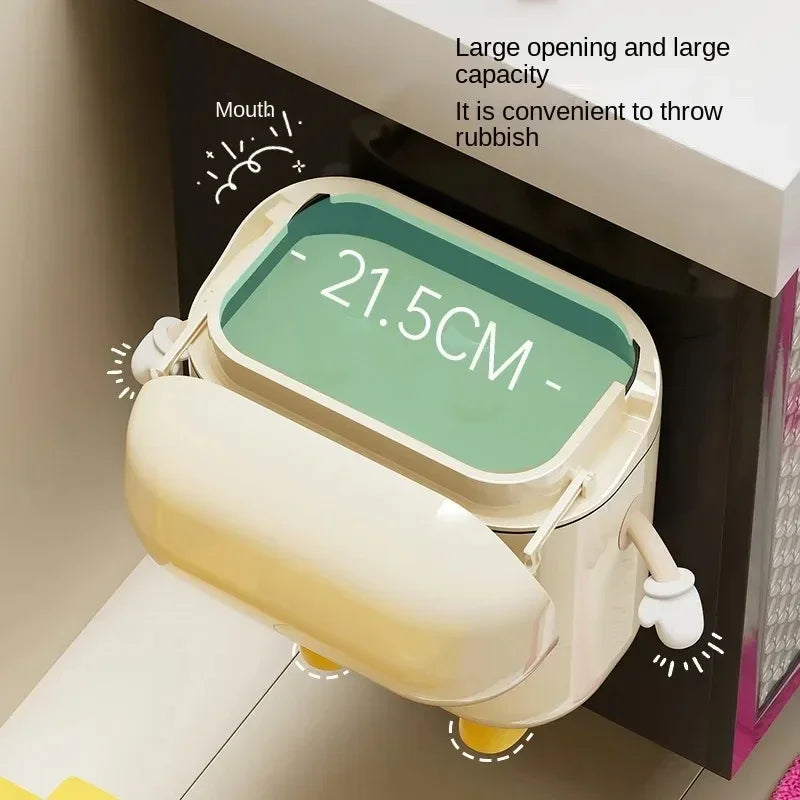 Wall-Mounted Sensor Trash Can 9L/12L – Kitchen Wastebasket