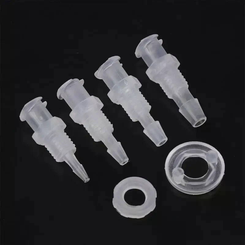 Luer Lock Adapter – PP Plastic Straight Through Air Valve Fitting