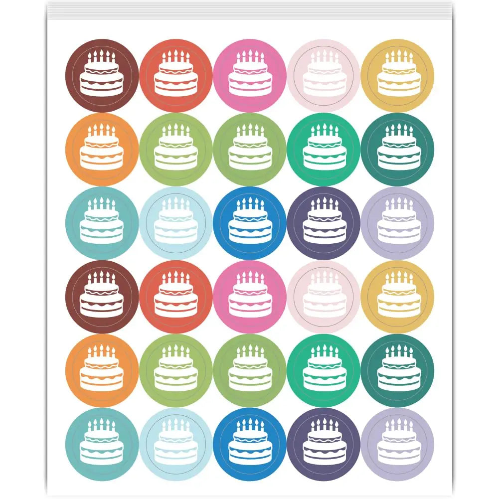 80-Sheet Paw Print PVC Stickers – 2400 Round Planner Dots