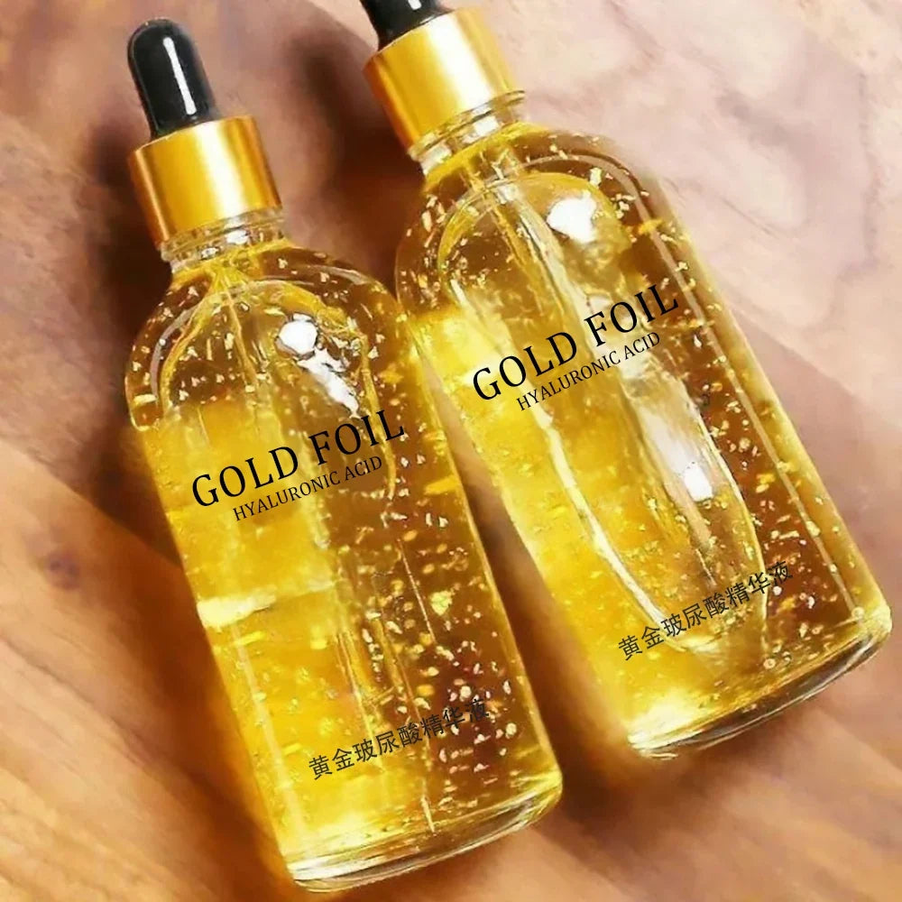 24K Gold Hyaluronic Acid Face Serum 100ml – Lifting & Brightening