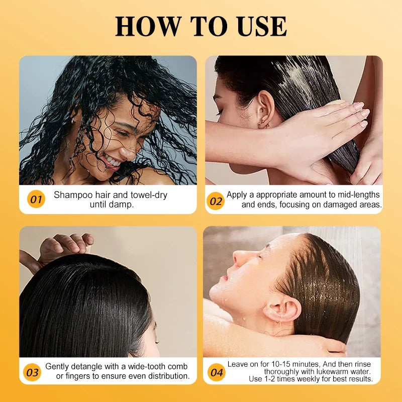LEWEDO Batana Oil Hair Mask – Deep Conditioner for Dry Hair