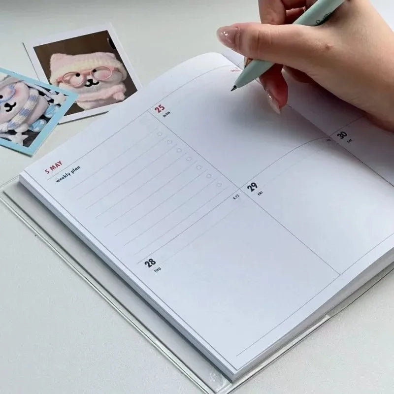 2026 Faux Leather Daily Planner – Weekly & Monthly Agenda