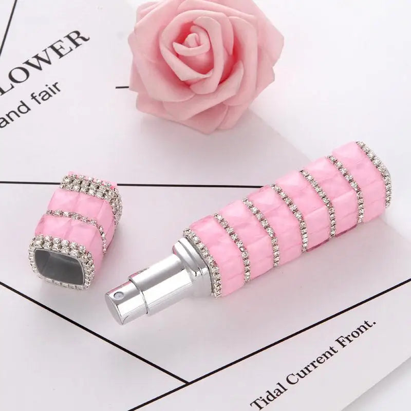 Rhinestone Refillable Perfume Atomizer | 12ml Travel Spray Bottle