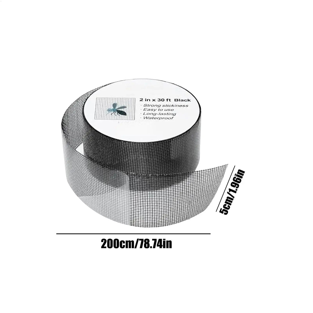Window Screen Repair Tape Strong Adhesive Cuttable Universal Mend