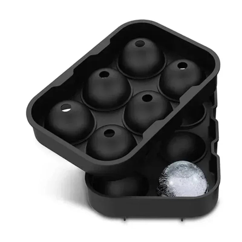 2026 6-Grid Round Square Ice Cube Mold Ball Maker Whiskey Cocktails