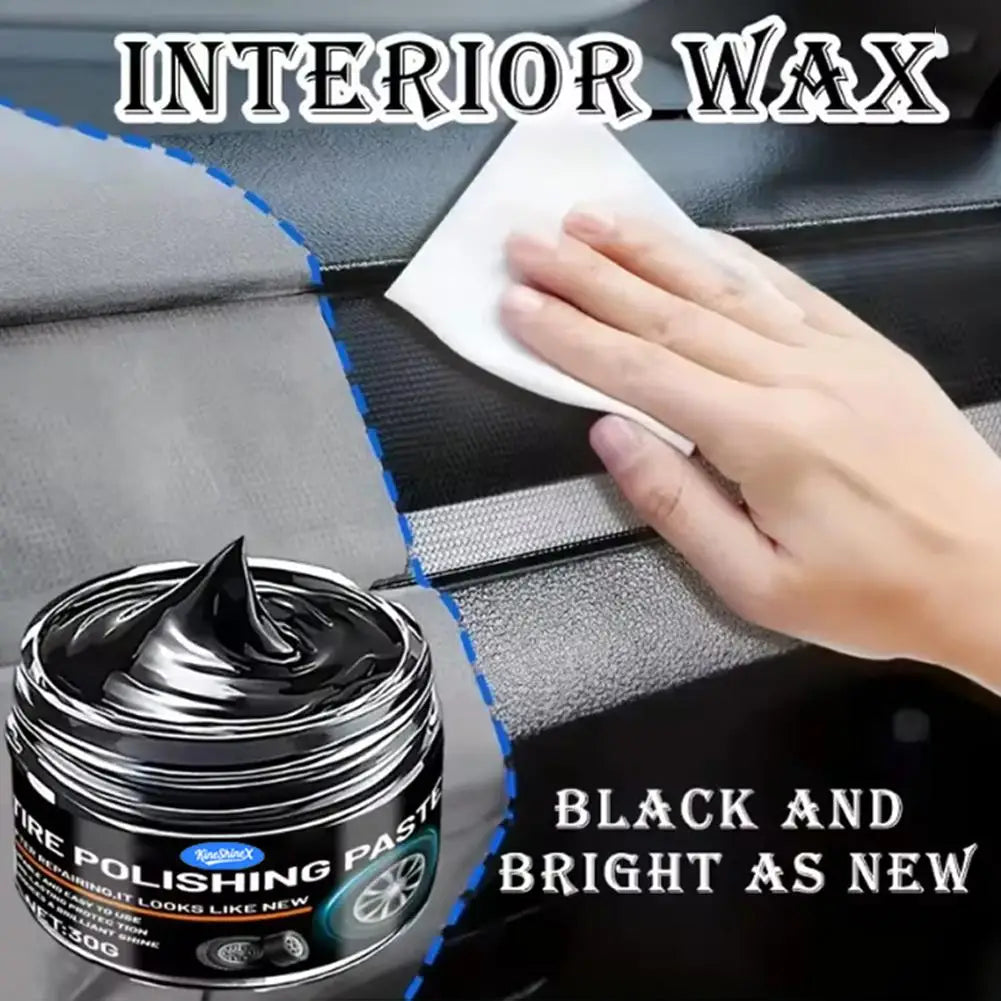 Car Interior Repair Paste | Black Plastic & PU Leather Restorer