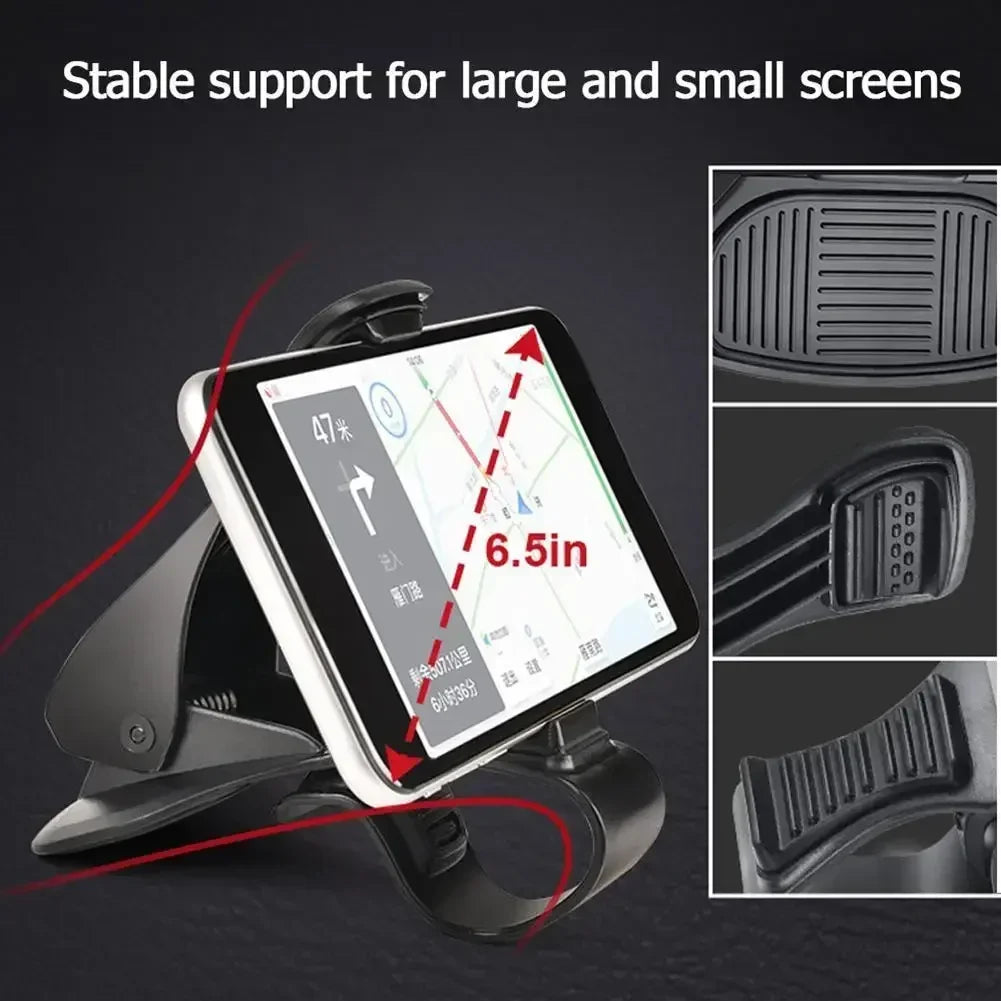 Rotatable Car Dashboard Phone Mount – Universal GPS Holder