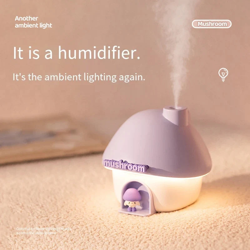 Mushroom House Mini Humidifier & Aroma Diffuser 300ml