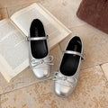 Women's Butterfly-Knot Ballet Flats – Soft Mary Jane Shoes