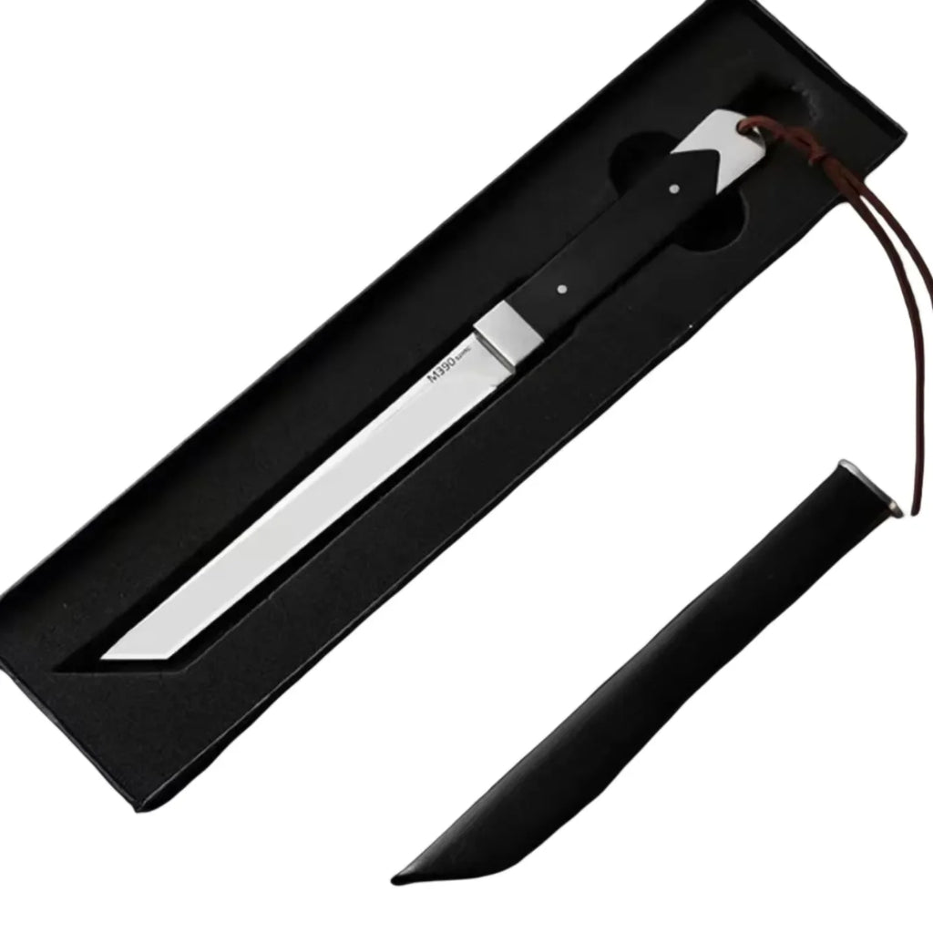 Forged Boning Meat Cleaver Knife – Stainless Steel with Cover