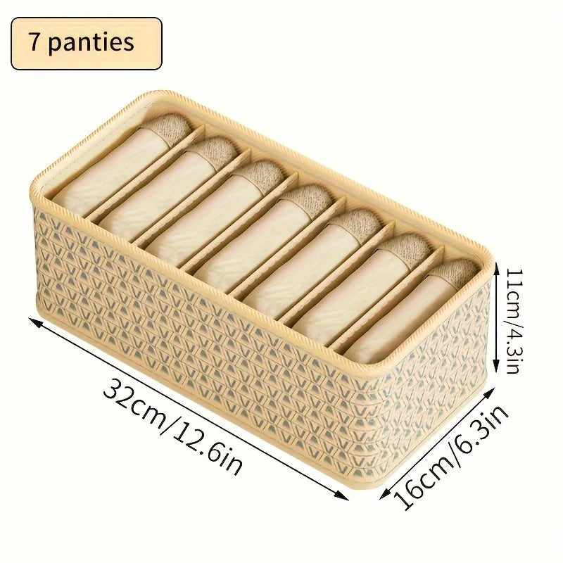 Closet Organizer Underwear Drawer Socks Bra Clothing Storage Box