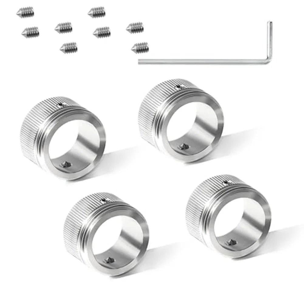 M30x1.5 Stainless Steel Radiator Thermostat Adapter Kit | 2 & 4 Pack