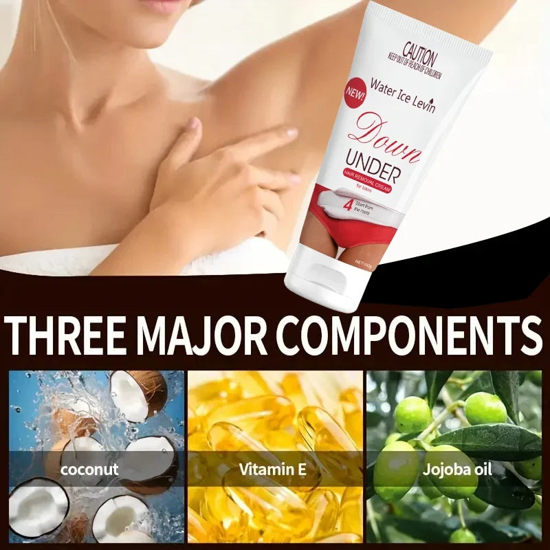 Gentle Hair Removal Cream for Sensitive Skin – Alcohol-Free, 100g
