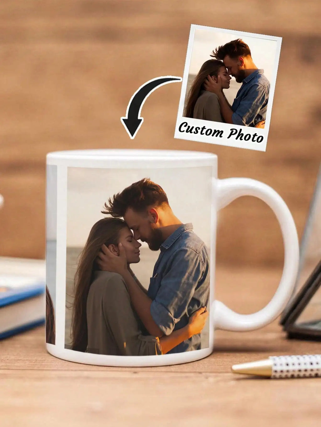 Custom Photo Mug – Personalized 11oz Ceramic Gift Mug