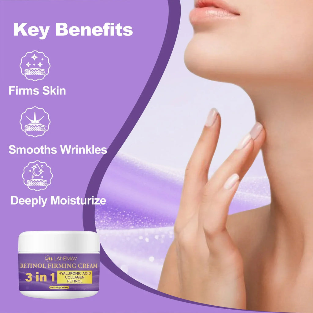 Retinol Firming Cream 3-in-1 Hyaluronic Acid & Collagen 50g