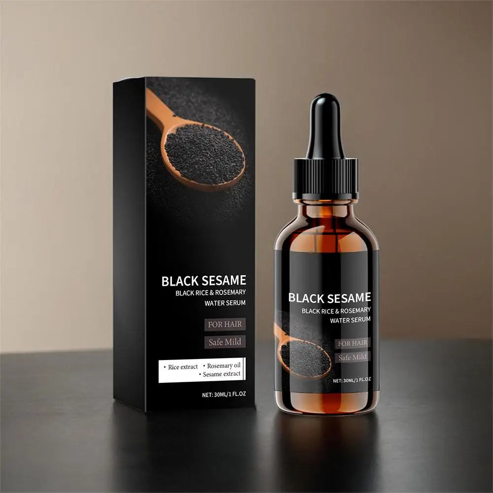 Black Sesame Hair Strengthening Oil Ginger Biotin Essential Oils