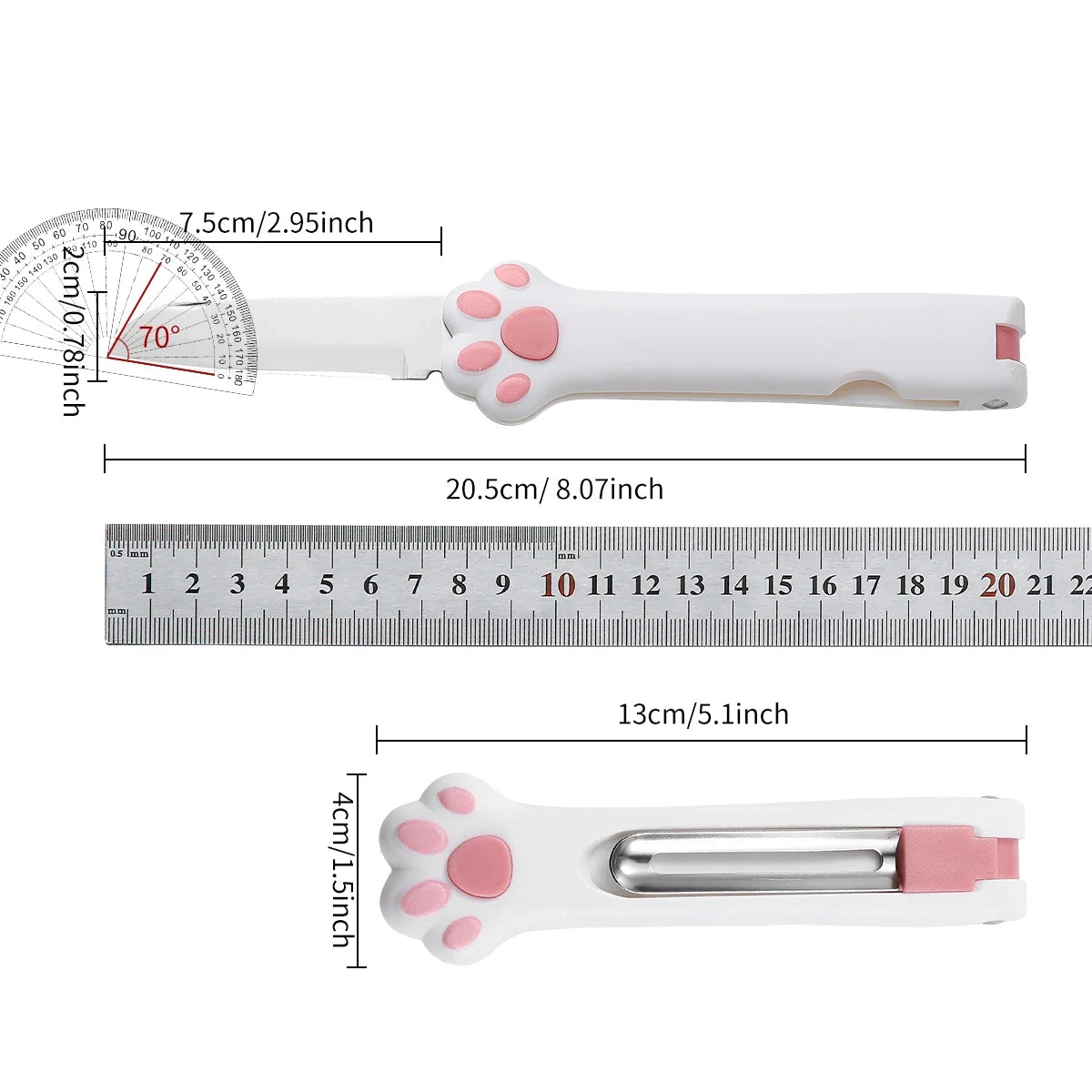 2-in-1 Folding Fruit Knife & Stainless Steel Peeler | SHENJIU