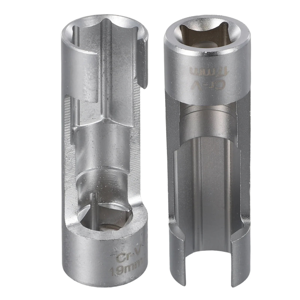Diesel Injector Pipe Flare Nut Socket Wrench 17mm & 19mm Set