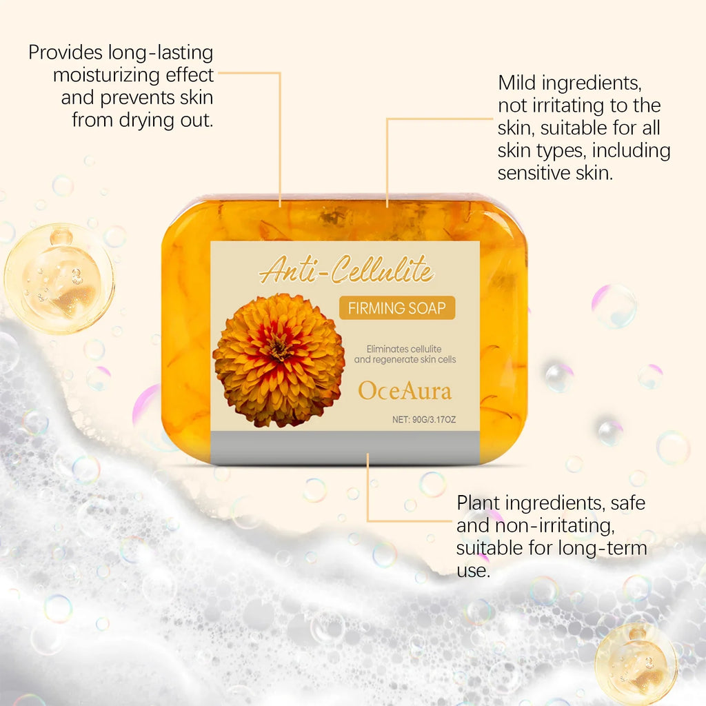 OceAura NMN Firming Body Soap Bar | Shea Butter & Glycerin 90g