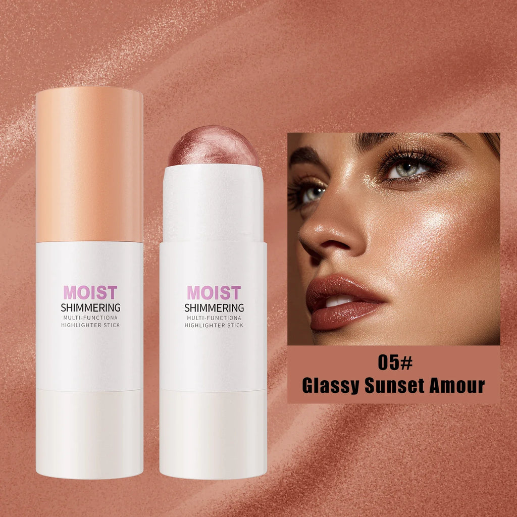 Hello Kiss Glowup Highlighter Stick – Buildable Face Contour