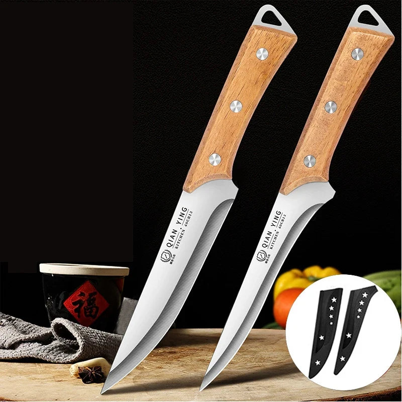 Stainless Steel Boning Knife – Sharp Chef's Butcher Knife