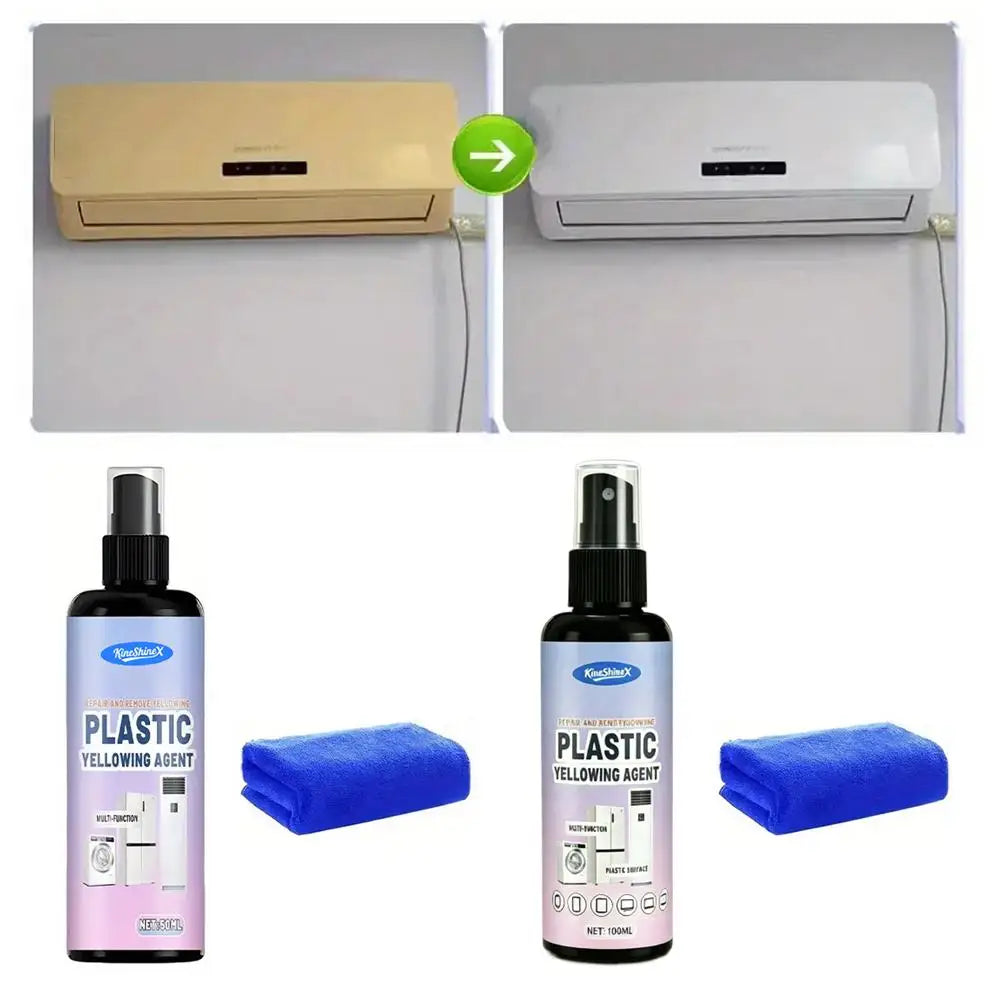Plastic Yellowing Restorer Spray | Anti-Oxidation Cleaner