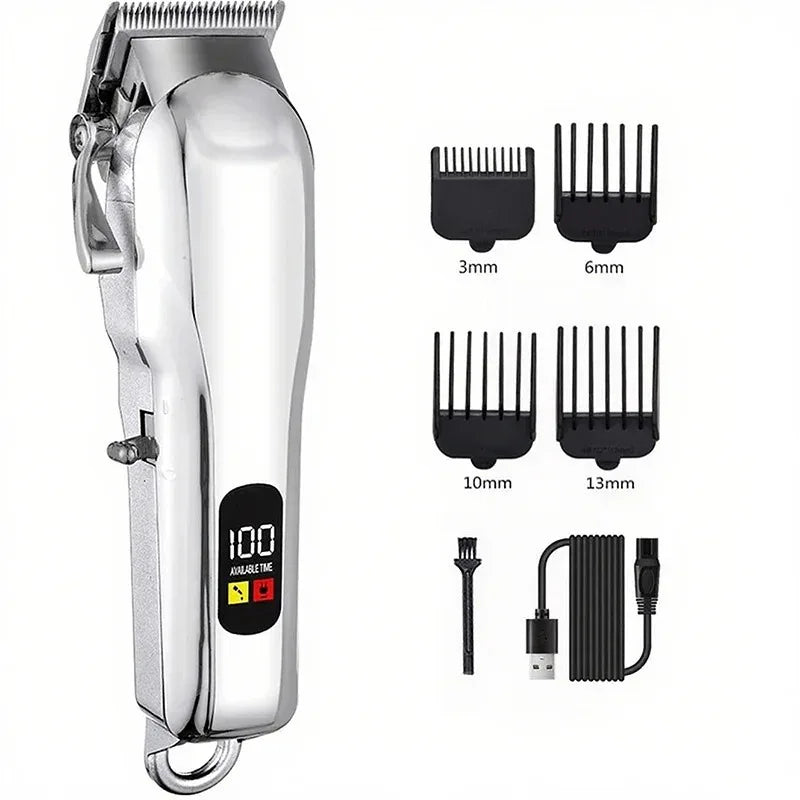 Cordless Low-Noise Professional Dog Grooming Clipper & Trimmer