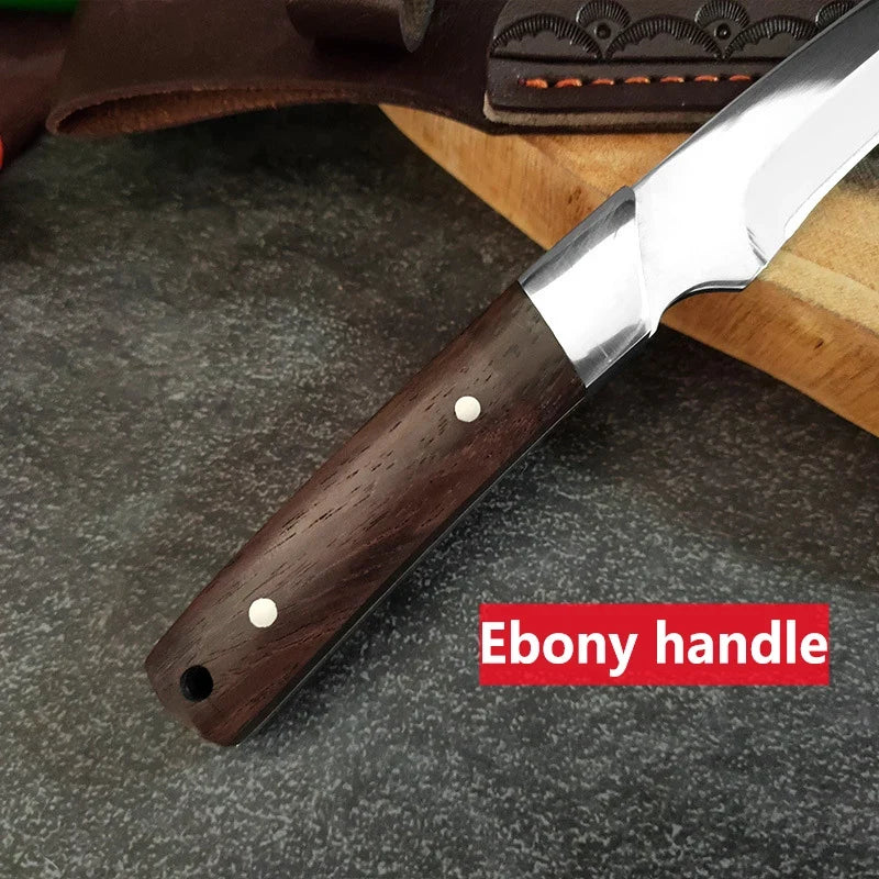 Stainless Steel Boning Knife with Blade Sleeve | 13cm