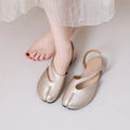 Women's Split Toe Flat Sandals – Slingback Mary Jane Summer Shoes