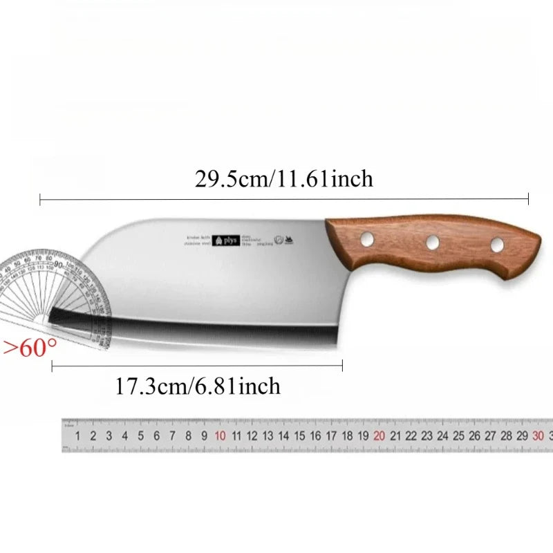 PLYS Stainless Steel Slicing Knife – Sharp Lightweight Chef Knife