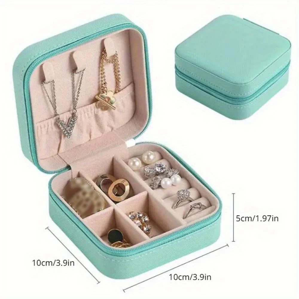 Mini Jewellery Box Organiser Travel Portable Storage Container