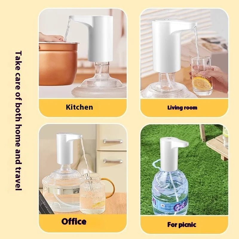 1200mah Food Grade Water Dispenser Pump Portable USB Rechargeable