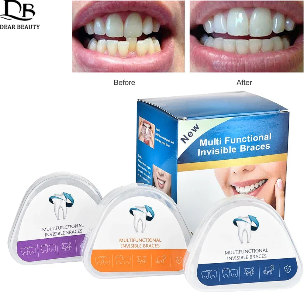 3-Stage Transparent Teeth Trainer Braces for Adults | D1 D2 D3