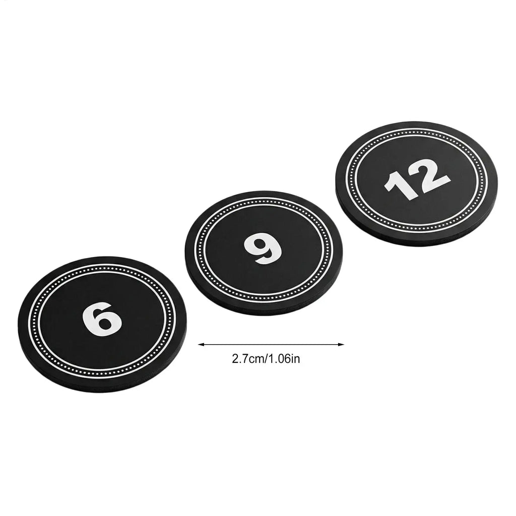 Pickleball Paddle Weighted Butt Caps – 6g 9g 12g Balance Set