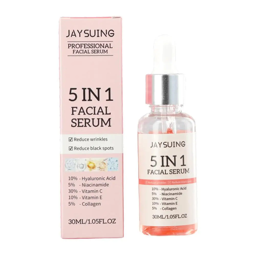 5-in-1 Vitamin C & Hyaluronic Acid Face Serum – 30ml