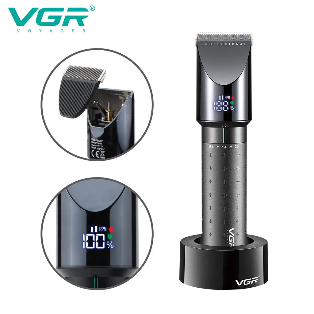 VGR V-698 Professional Men's Hair Clipper & Trimmer Set