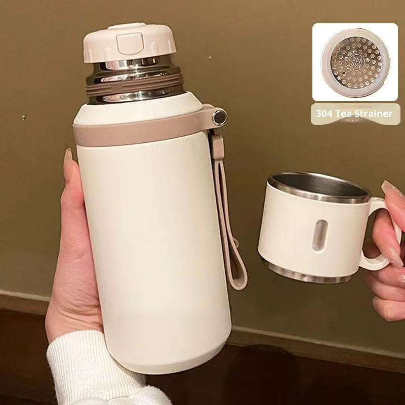316 Stainless Steel Coffee Cup Travel Thermal Mug Leak-proof Thermos