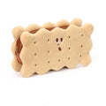 Kawaii Pencil Case Capacity Plush Cookies Pen Bags Cute Cartoon Brown