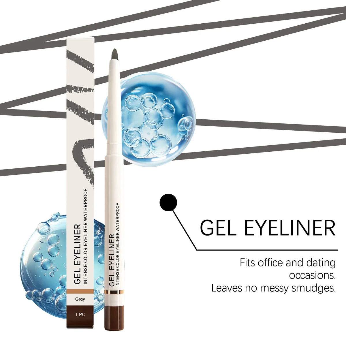 Waterproof Matte Eyeliner Pencil – Long-Lasting & Quick Dry