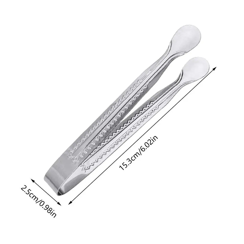 Stainless Steel Ice & Food Tongs | BBQ, Bar & Kitchen